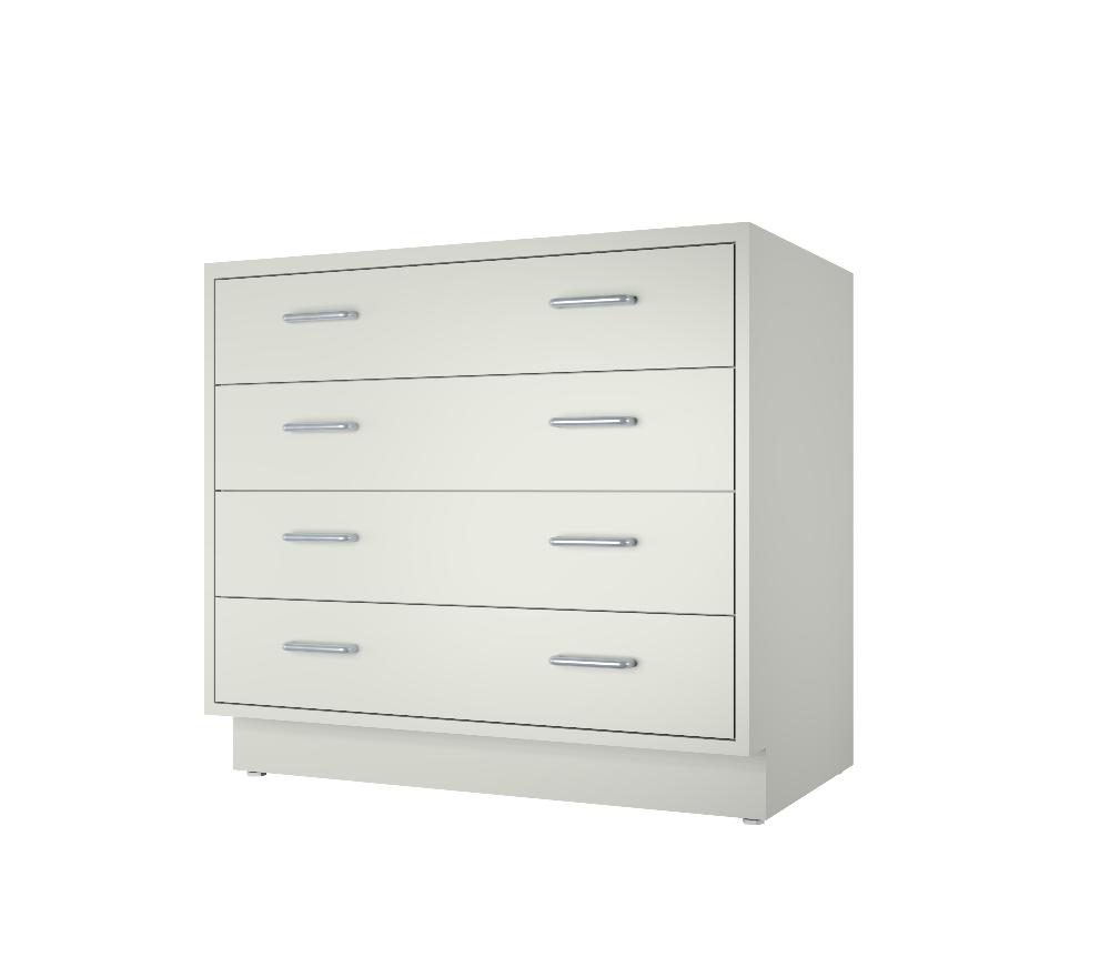 Steel Base Cabinet, 36 Wide x 32.5 Tall x 22 Deep, 4 Drawers