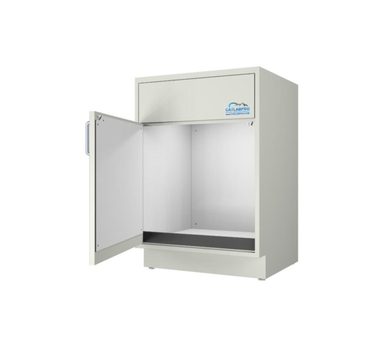 Acid Storage Fume Hood Base 24" Wide x 35" Tall, 1 Door (LEFT)