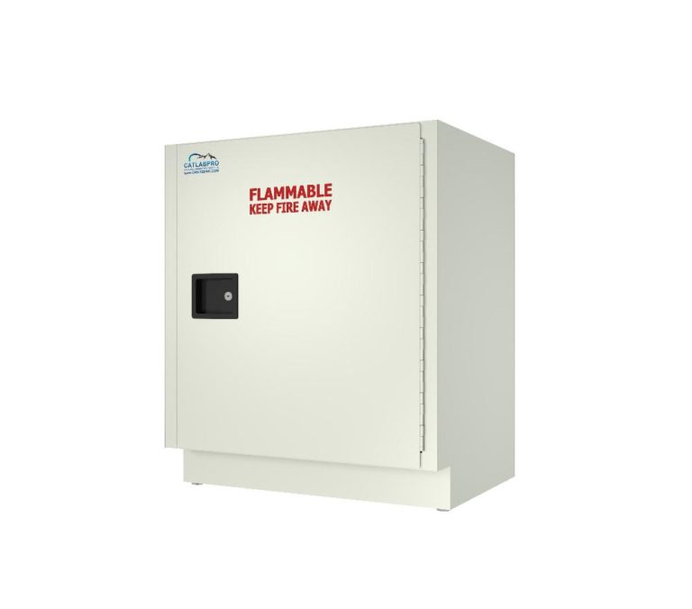 Solvent Storage Fume Hood Base 30" Wide x 35" Tall, 1 Door (RIGHT)